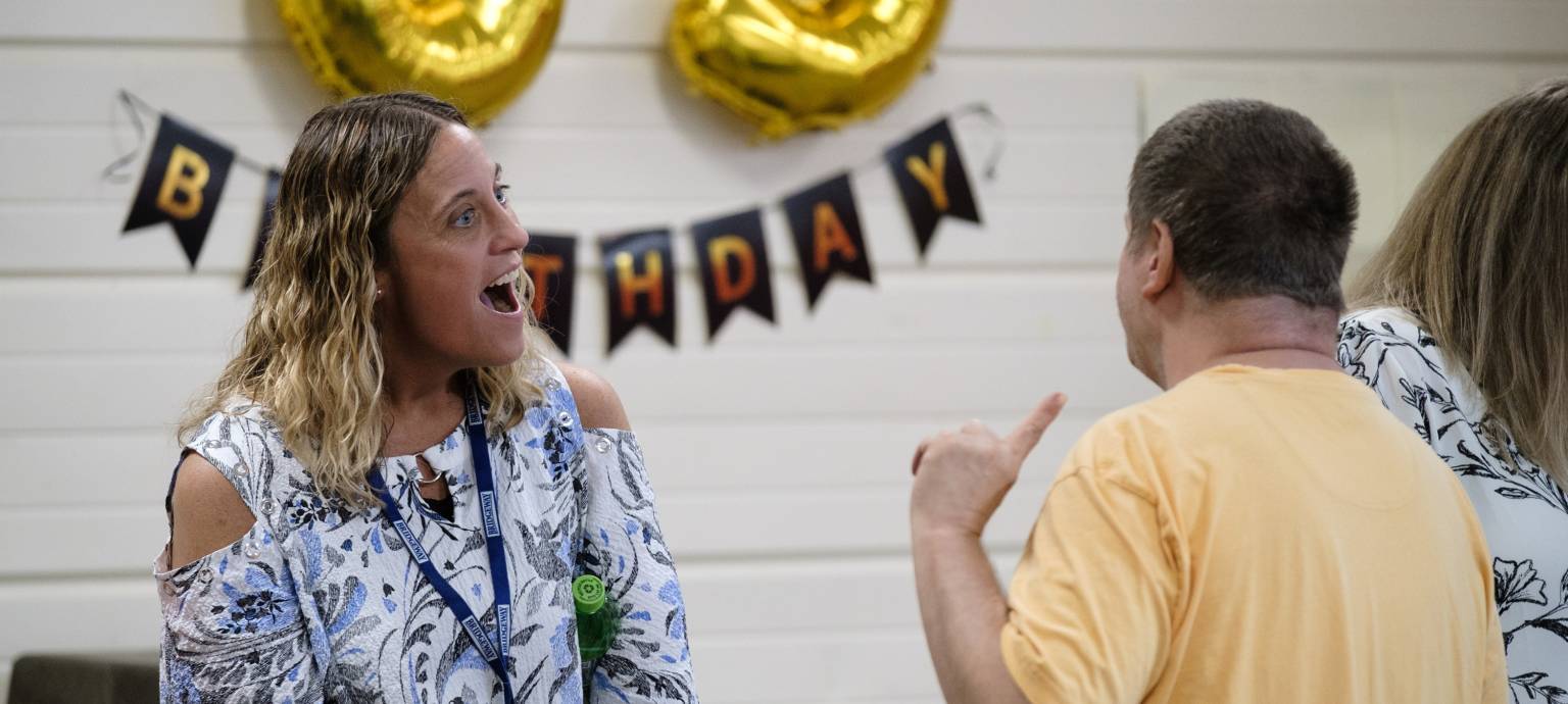 Happy People Talking